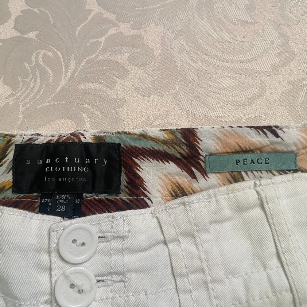 Sanctuary Clothing White Pants - Size 28 - Picture 2 of 9